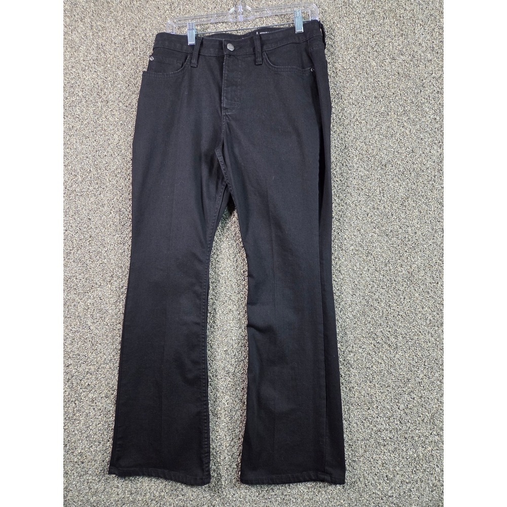Lee Bootcut Jeans Womens 10P Black Regular Fit Mid Rise 1CMBEW0